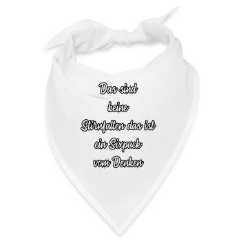 witzige Sprüche Lehrer - Bandana - Weiß - Vorne