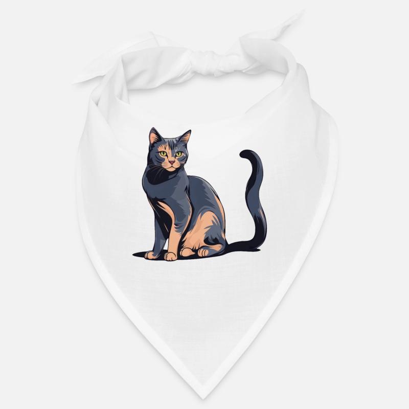 Mignon Maine Coon chat Siam idée cadeau pour animaux de compagnie Bandana