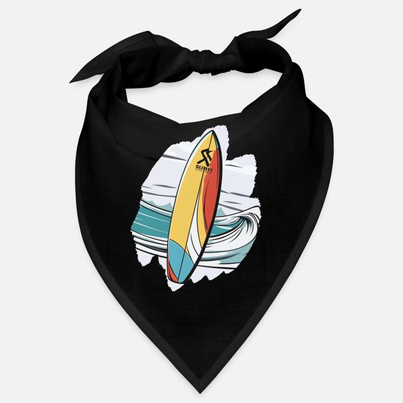 Surfboard, Supboard, SUP, Tropical, Sea, Palm Tree, Beach Bandana