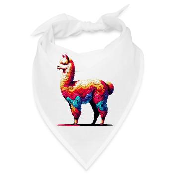 Alpaka - Bandana - Weiß - Vorne