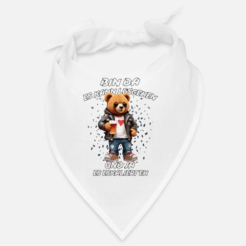 Cool Bear Beer Party Bandana
