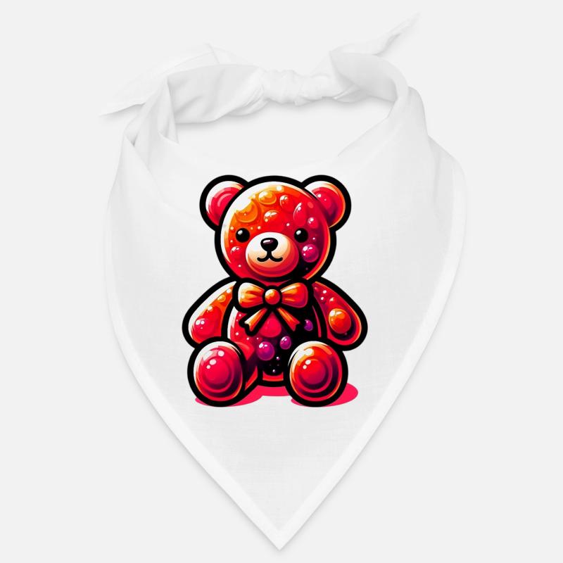 Bear - Bandana - white
