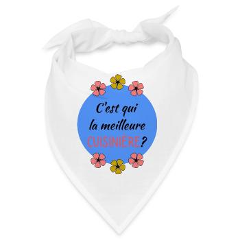 OMA. OMA - Bandana - Weiß - Vorne
