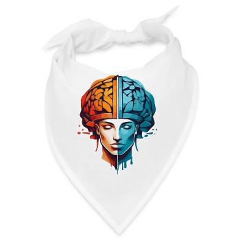 Frauen Denken - Bandana - Weiß - Vorne