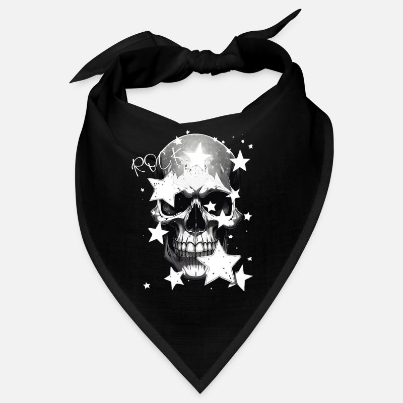 Conception de crâne rocheux Bandana