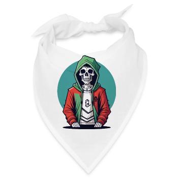 Tod in der Nachbarschaft - Bandana - Weiß - Vorne