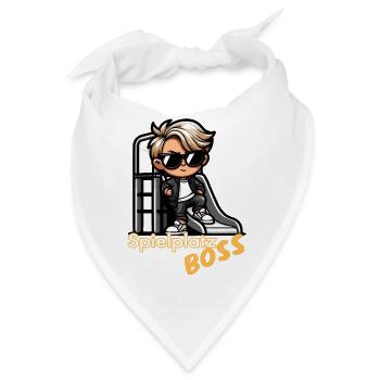 Cooler Spielplatz Chef Sonnenbrille Kind Urban - Bandana - Weiß - Vorne