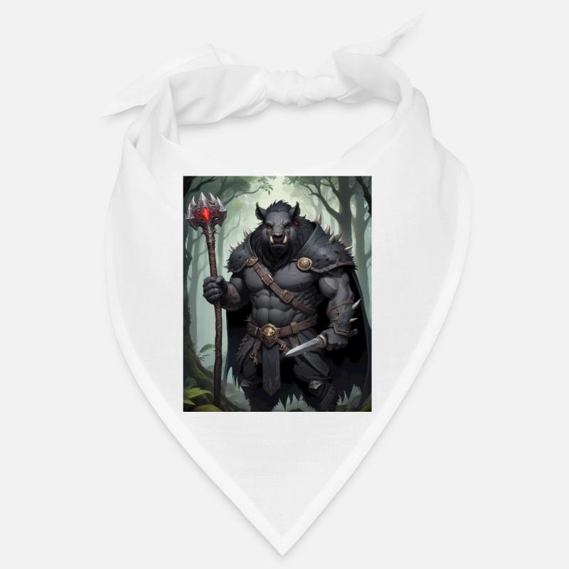 A monstrous behemoth beast a polar bear as fantasy Bandana