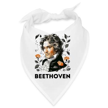 Ludwig van Beethoven - Bandana - Weiß - Vorne