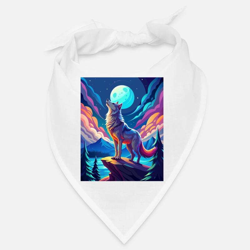 heulender Wolf Bandana