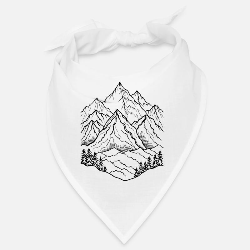 Mountain landscape Bandana