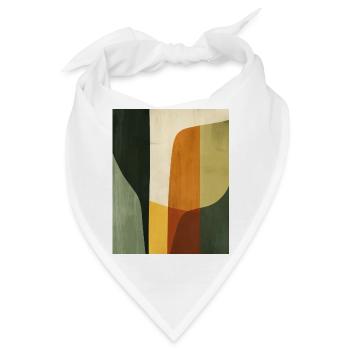 Poster Minimalist Geo 1 - Bandana - Weiß - Vorne