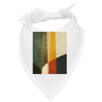 Poster Minimalist Geo - Bandana - Weiß - Vorne
