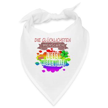 LGBTQ Trans Homosexuell Lesbisch Ehe für alle Bi - Bandana - Weiß - Vorne