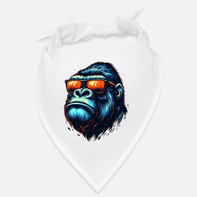 Gorillas mit Sonnenbrille Bandana