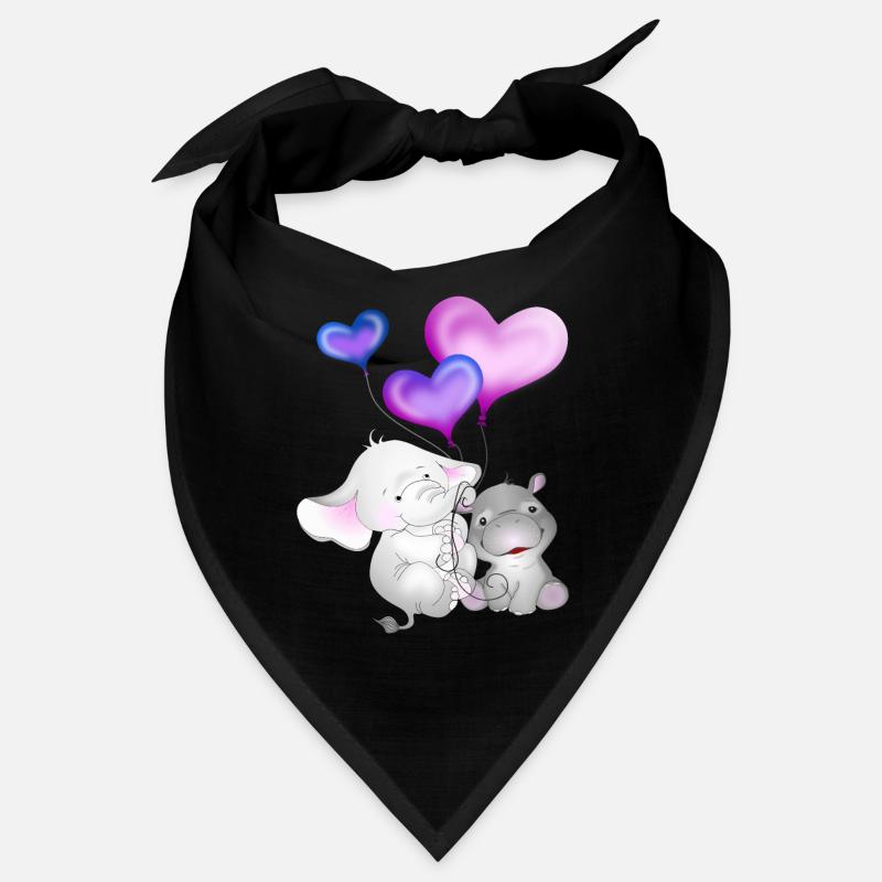 Elefant Luftballon Nilpferd Bandana
