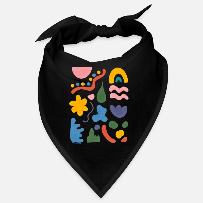 Abstrakte Kunst Bunte Formen Bandana