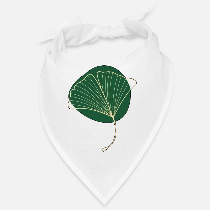 Ginkgo - Bandana - Weiß