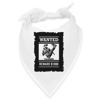 Talahon Wanted - Bandana - Weiß - Vorne