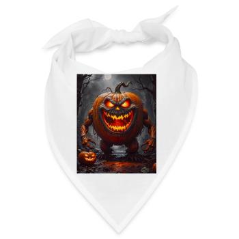 Gemüse Apocalypse Monster Riesenkürbis - Bandana - Weiß - Vorne