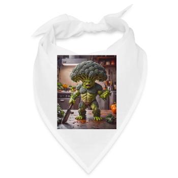 Gemüse Apocalypse Monster Mutant Brocoli - Bandana - Weiß - Vorne
