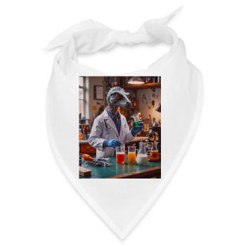Dinos leben heute – Arbeit als Chemiker - Bandana - Weiß - Vorne