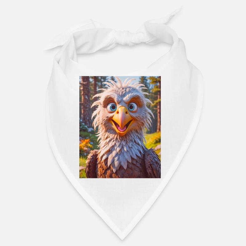 Oiseaux mignons du monde entier Pygargue à queue blanche Bandana