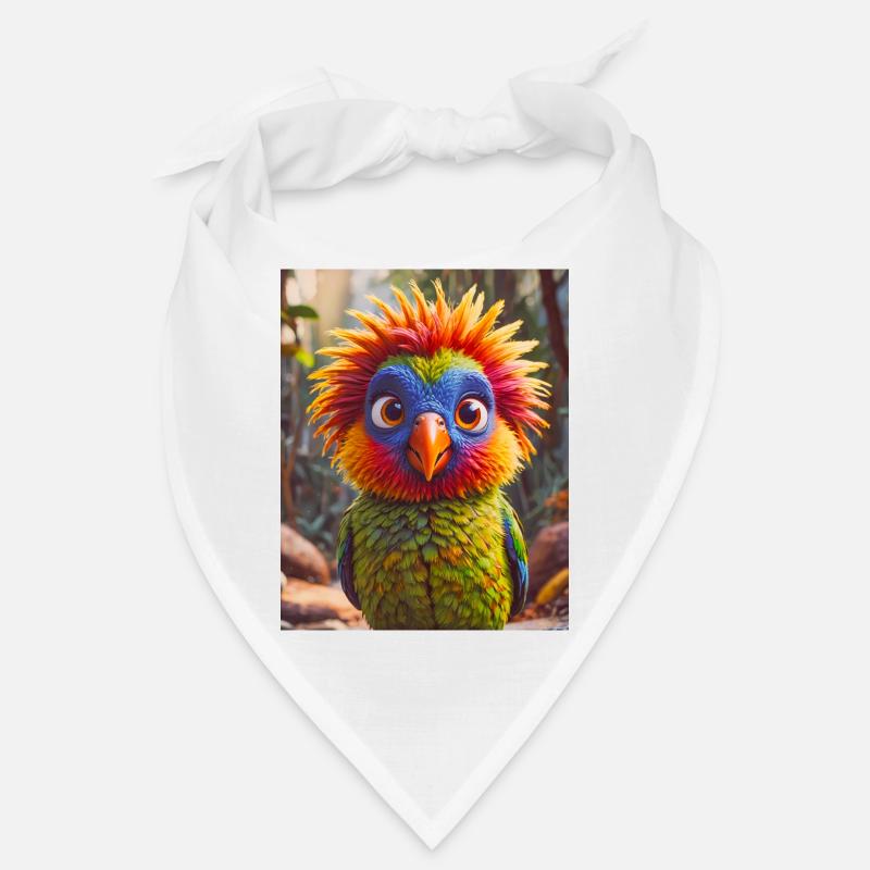 super süßes australisches Tier Regenbogenlorikeet Bandana