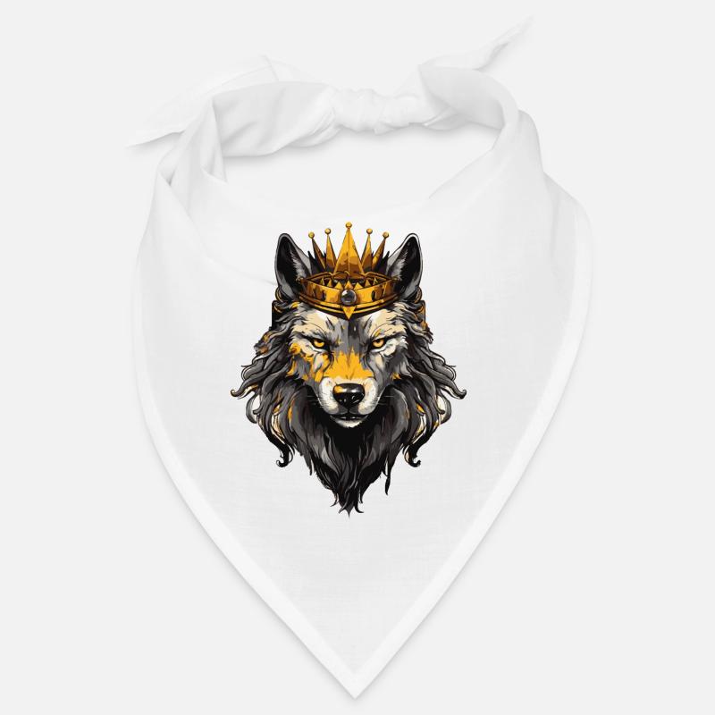 Wolf Animal Crown Bandana