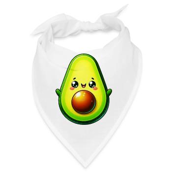 Avocado - Bandana - Weiß - Vorne