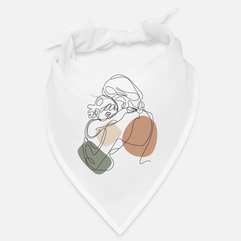 Mutter mit Kind Baby Bandana