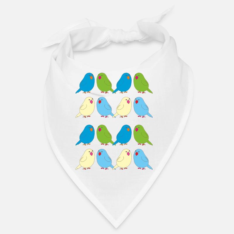 Perruches colorées Bandana