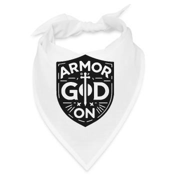 Rüstung Gottes auf - Bandana - Weiß - Vorne