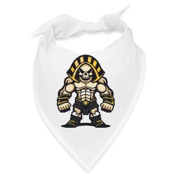 skull pharao - Bandana - Weiß - Vorne