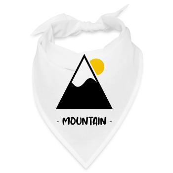 ICH KANN NICHT. SKI. SKI. SCHLÄGER. SCHNEE. SNOWBOARDEN - Bandana - Weiß - Vorne