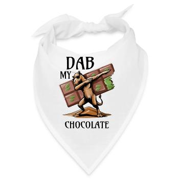 Dab My Chocolate – Der Dromedar-Dab! - Bandana - Weiß - Vorne