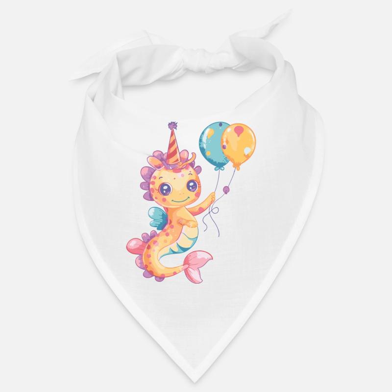 Hippocampe Anniversaire Bande Dessinée Mignon Bandana