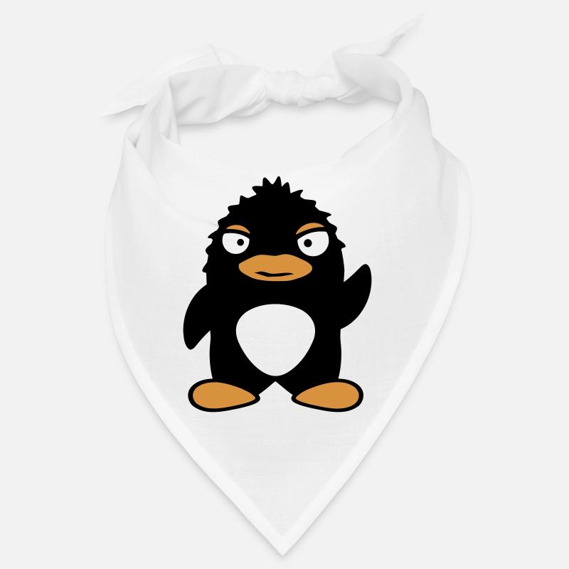 Böser Blick Pinguin Südpol Zoo Tier Frecher Vogel Bandana