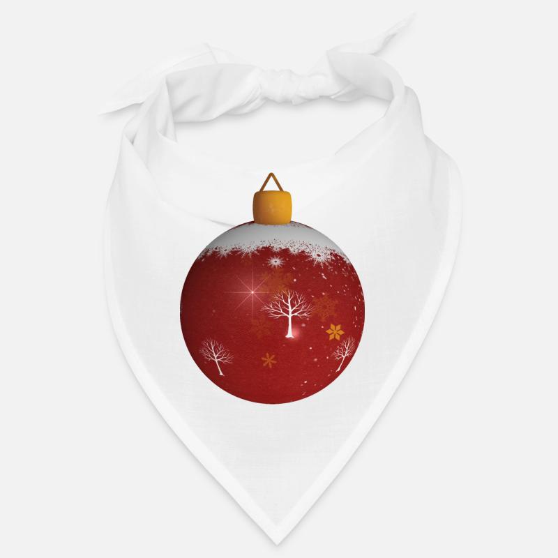 boule de noël rouge Bandana
