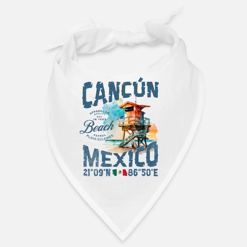 Cancun Skyline at the Beach Bandana
