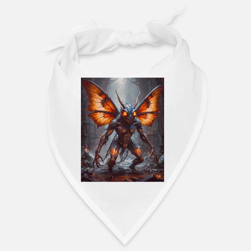 mutant monster half men half insect horror moth Bandana