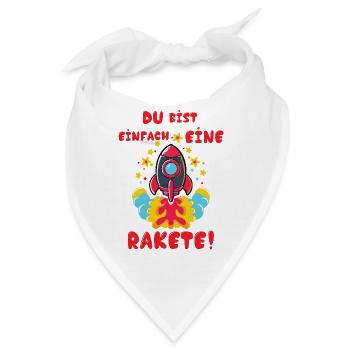 Rakete - Bandana - Weiß - Vorne