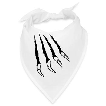 scars beast - Bandana - Weiß - Vorne