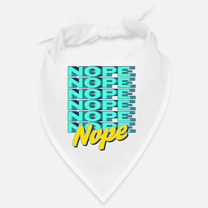 NOPE – Déclaration audacieuse et impertinente Bandana