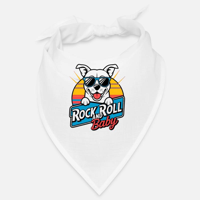 Rock and Roll Bébé chien Bandana