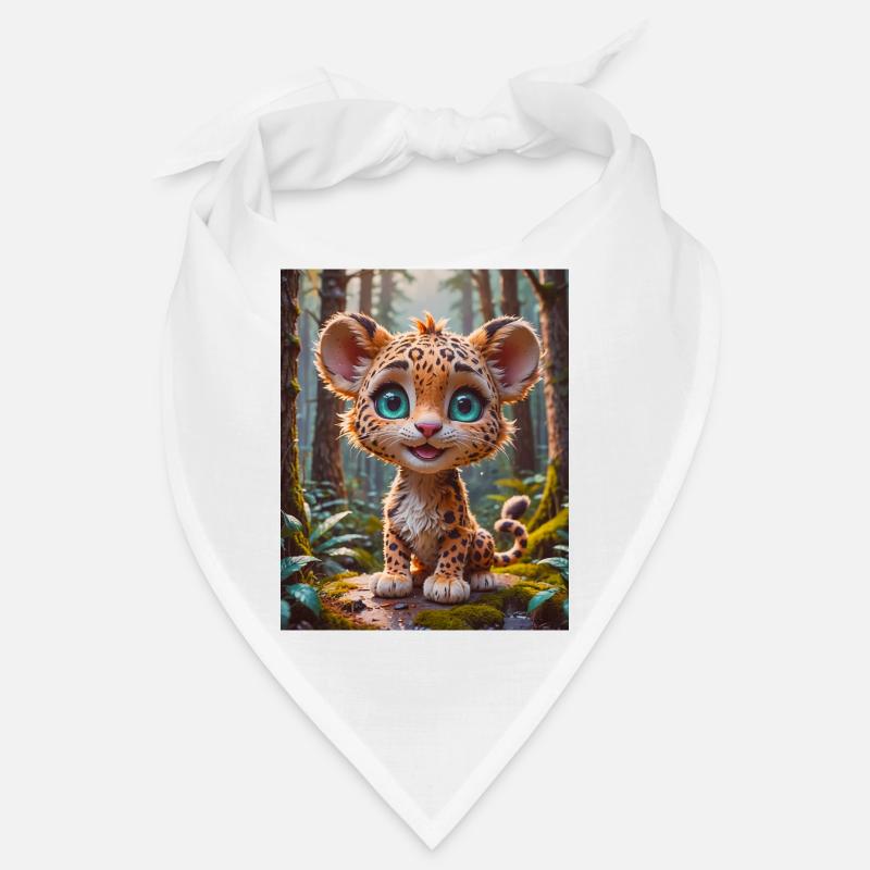 super süße afrikanische Tiere – Leopard Bandana
