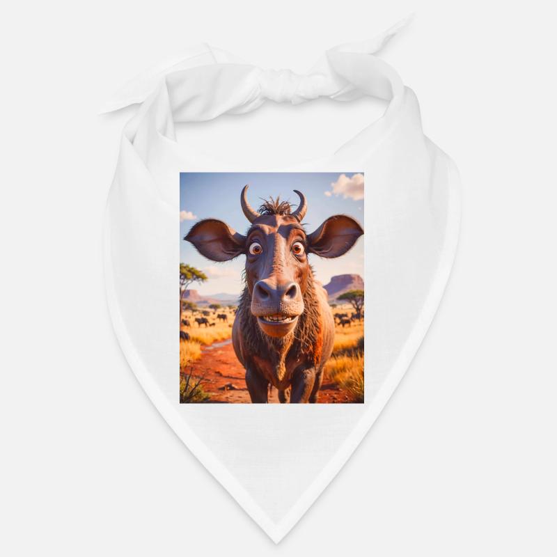 super cute african animals– Wildebeest Bandana