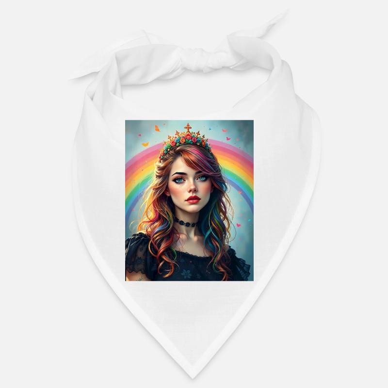 Rainbow Punk Princess Bandana