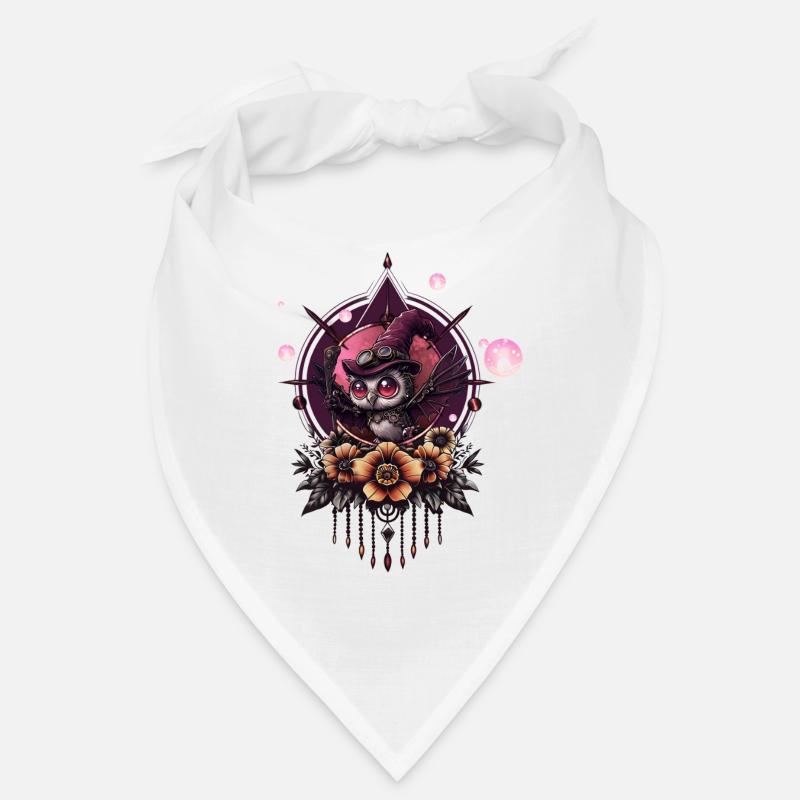 Die Steampunk-Eule: Hüter der Geheimnisse. Bandana