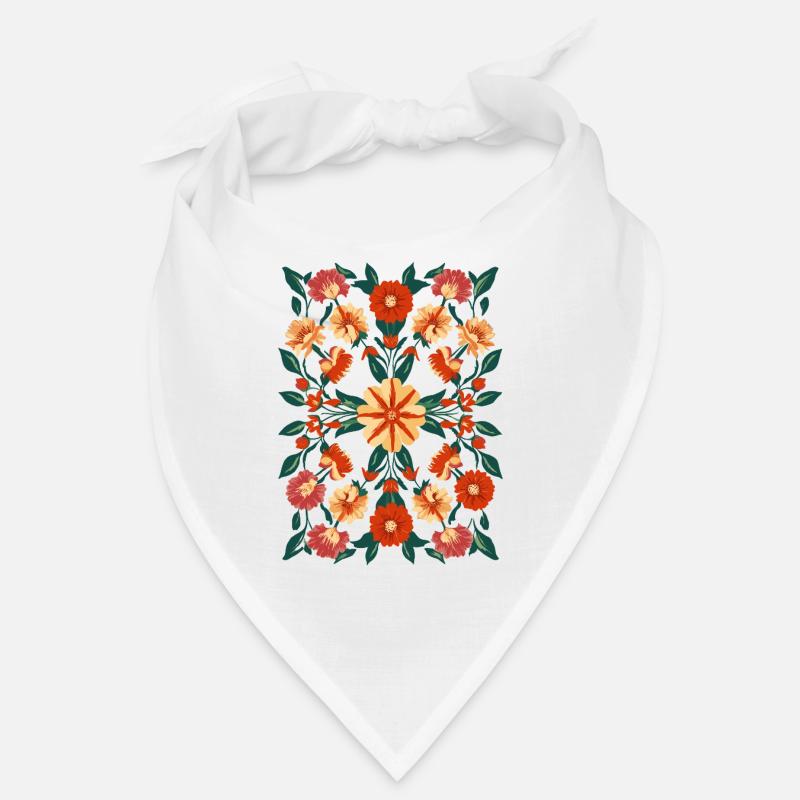 Blumenprint - Muster Bandana